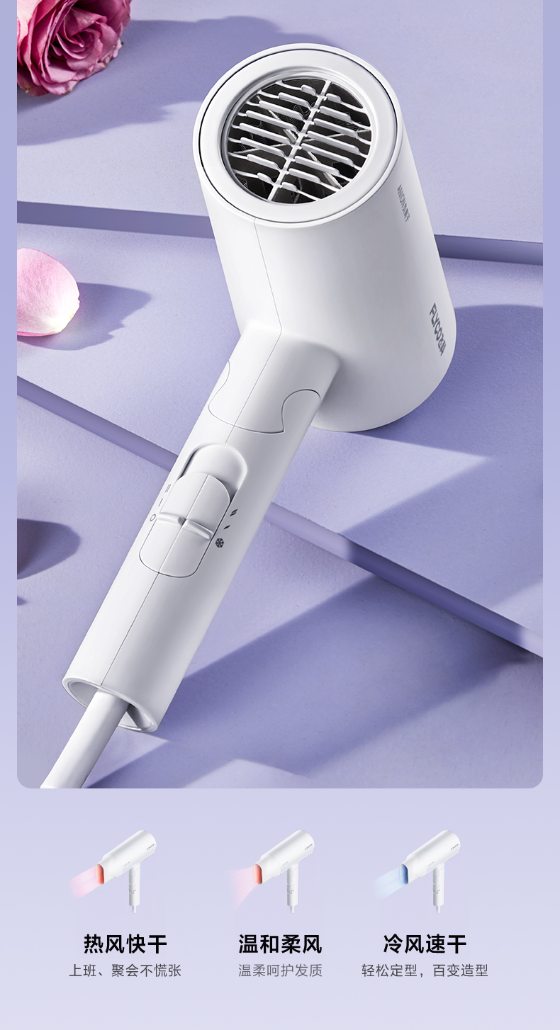 科吹風(fēng)機小型家用大功率速干負(fù)離子護(hù)發(fā)電吹風(fēng)(圖15)