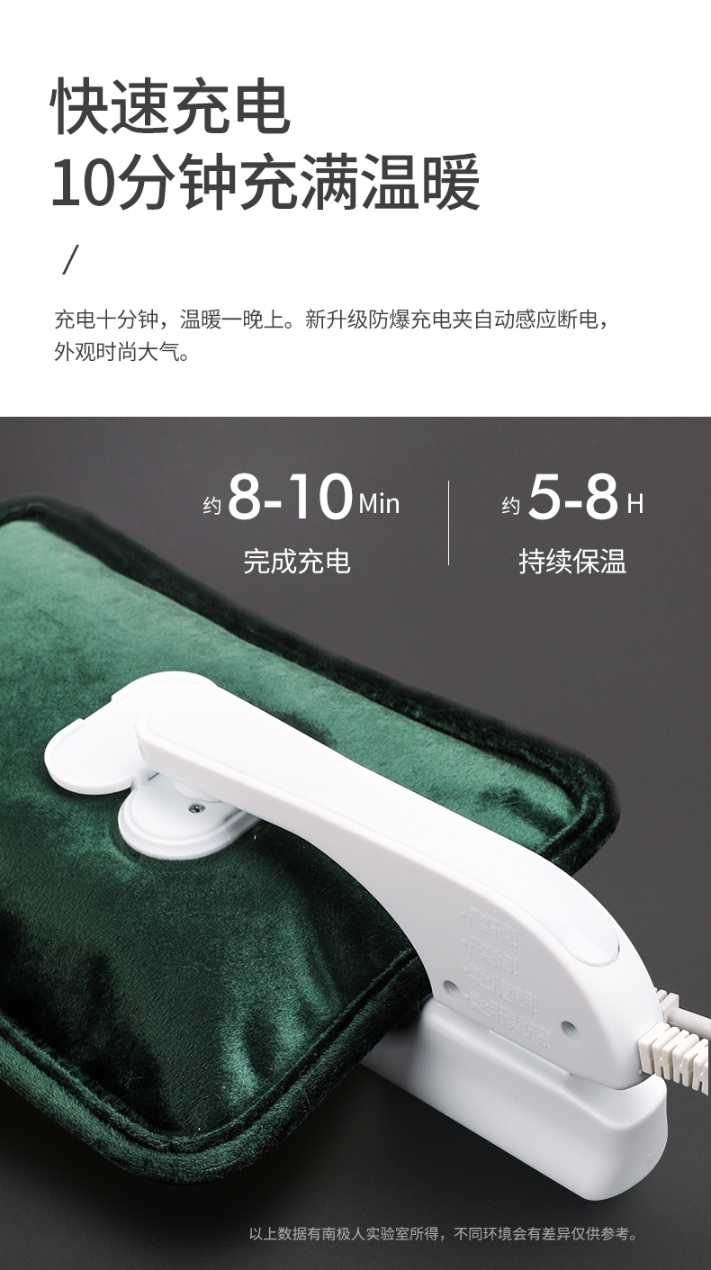 南極人暖手寶充電暖手袋(圖4)