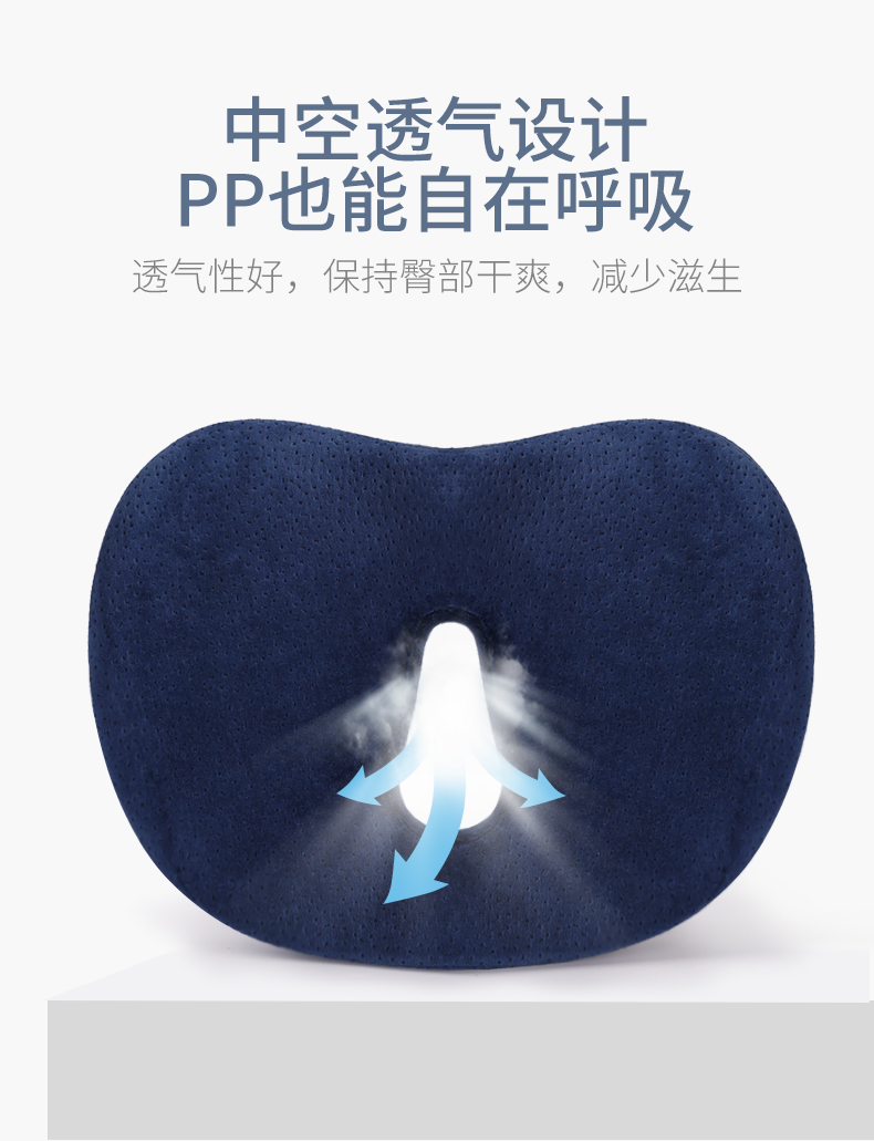坐墊辦公室久坐神器透氣記憶棉墊子椅子座墊(圖7)