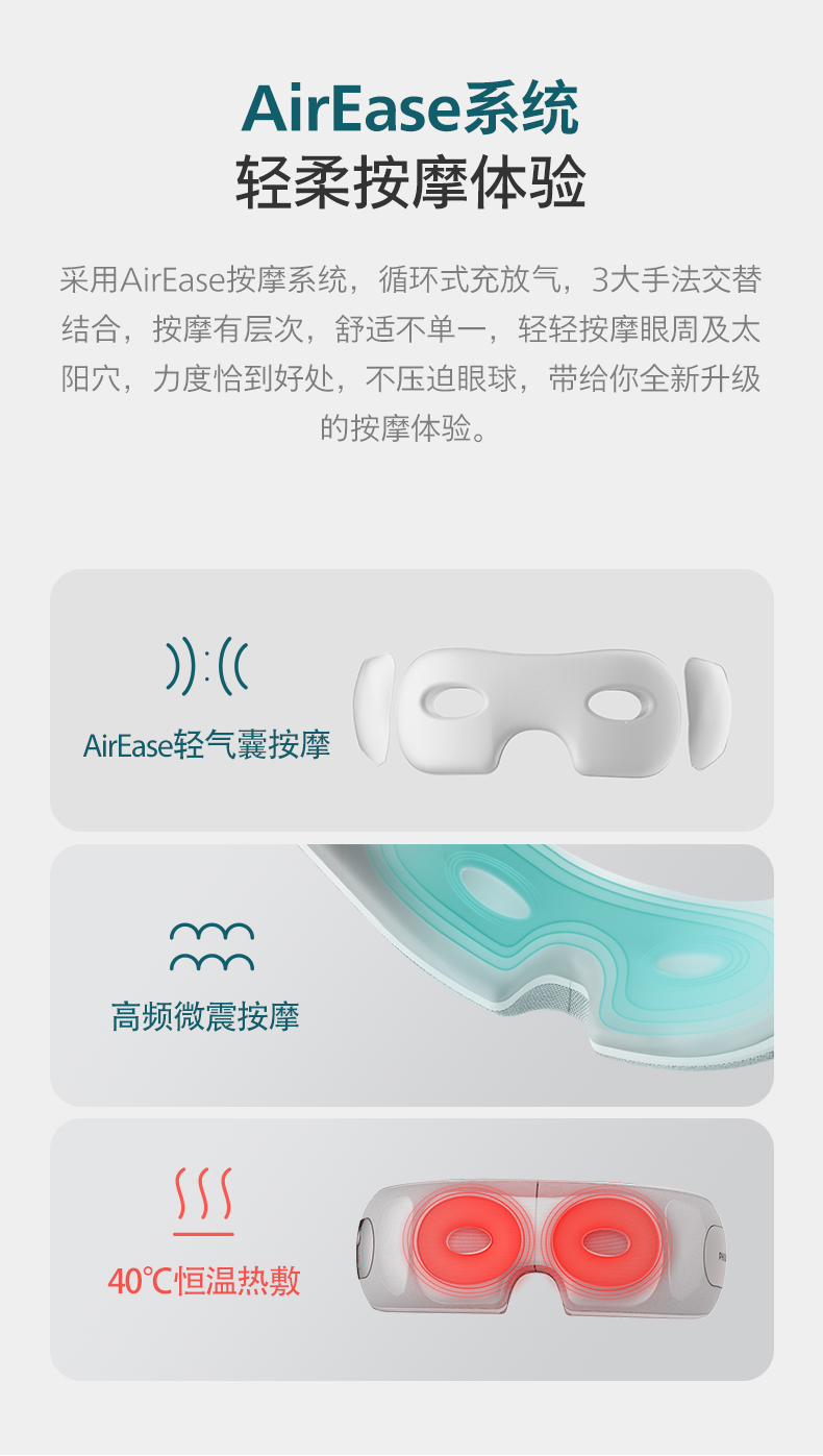 飛利浦護(hù)眼儀眼部按摩儀(圖4)